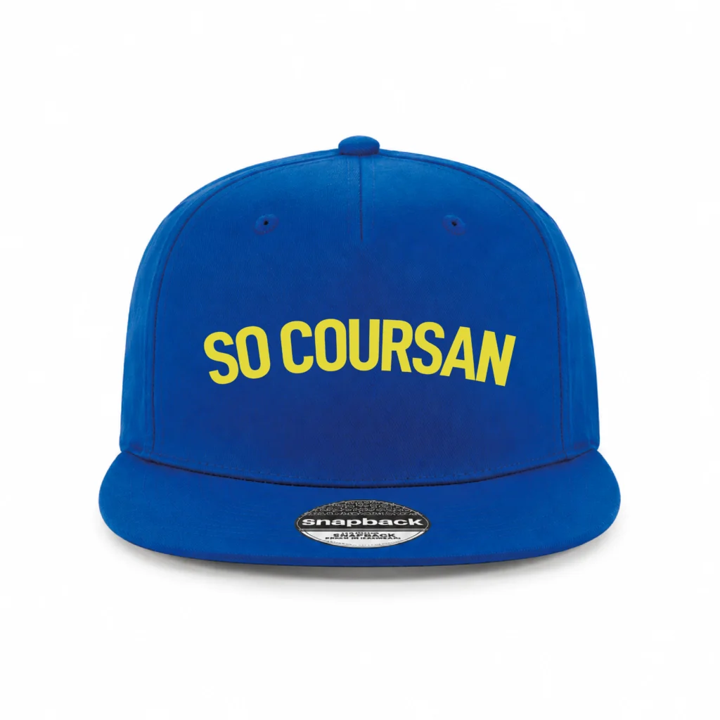 Casquette snapback brodée SO COURSAN