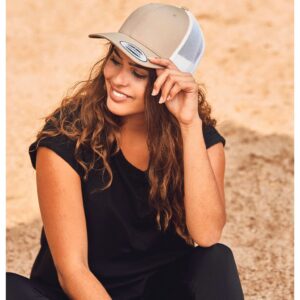 Casquette retro trucker bicolore