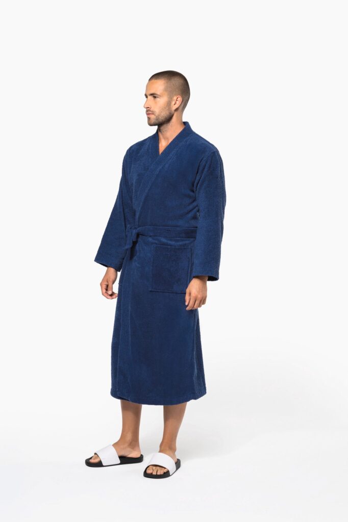 Peignoir col kimono
