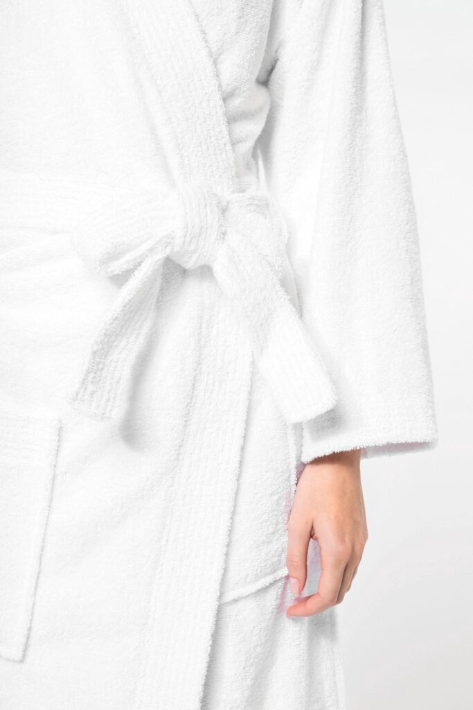Peignoir col kimono
