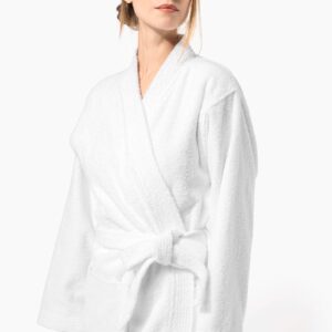 Peignoir col kimono