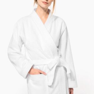 Peignoir col kimono