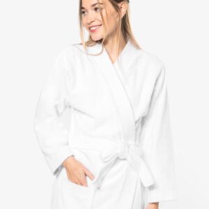 Peignoir col kimono