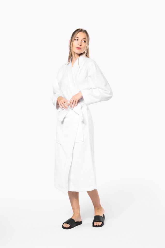 Peignoir col kimono
