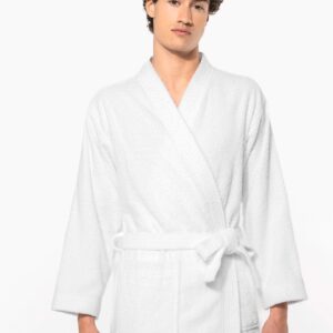 Peignoir col kimono