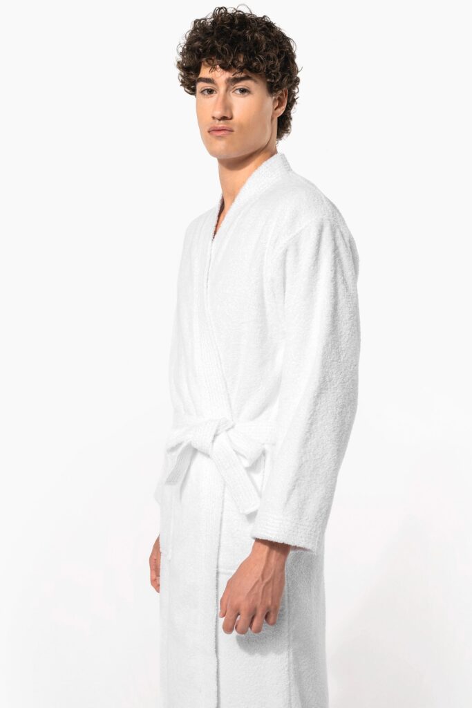 Peignoir col kimono