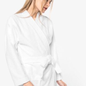 Peignoir col kimono