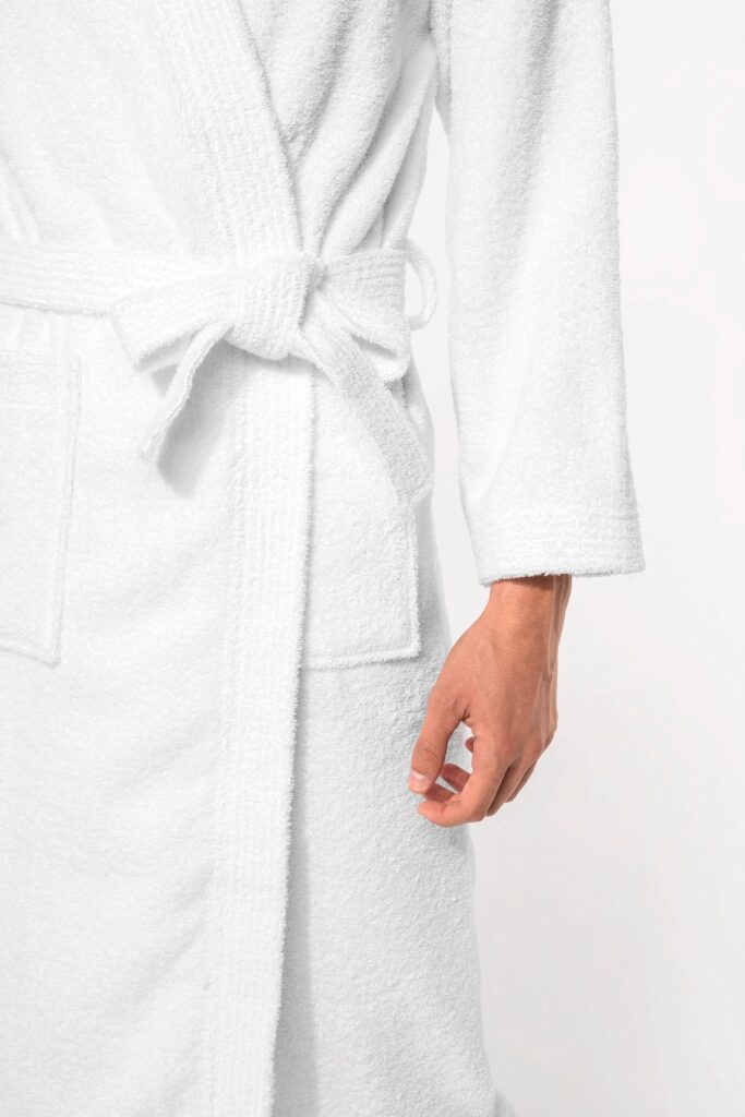 Peignoir col kimono