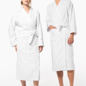 Peignoir col kimono