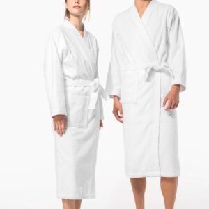 Peignoir col kimono