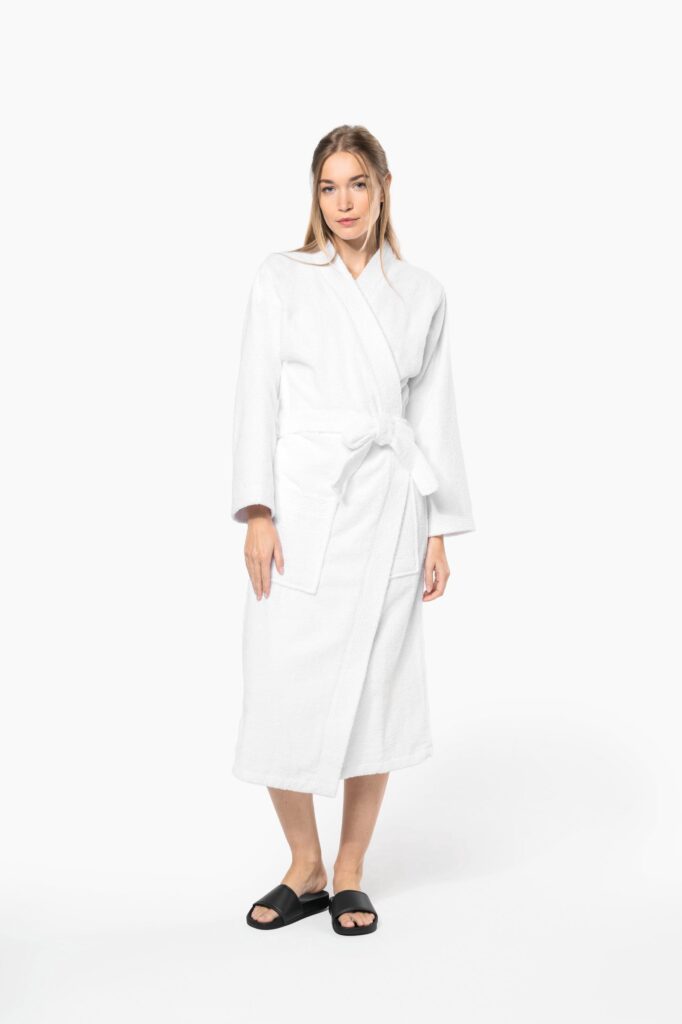Peignoir col kimono