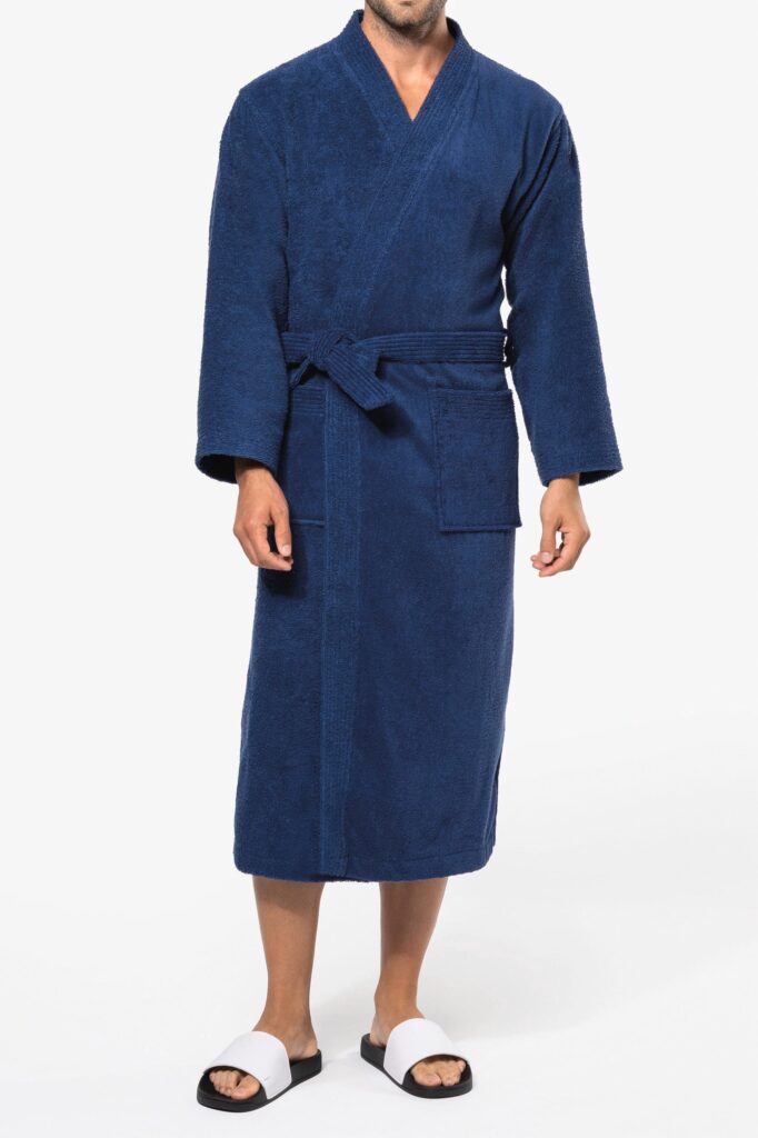 Peignoir col kimono