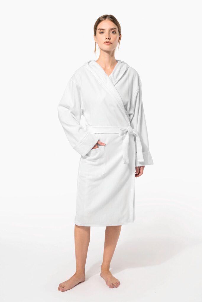 Peignoir de bain à capuche Bio