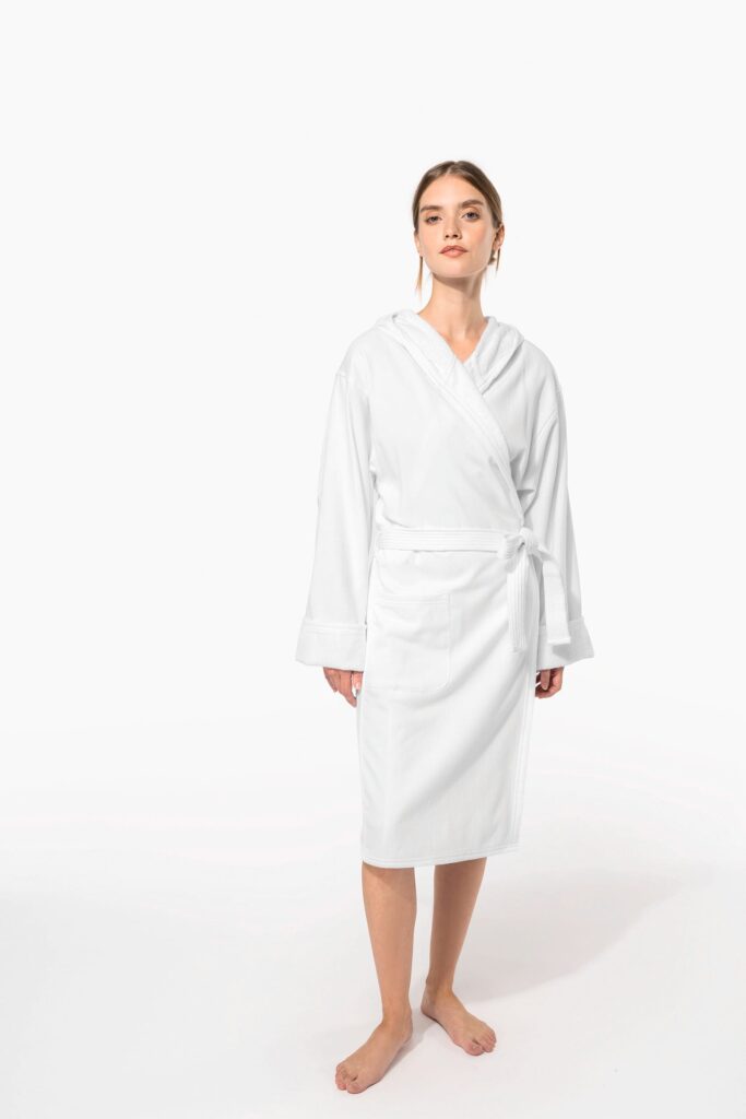 Peignoir de bain à capuche Bio