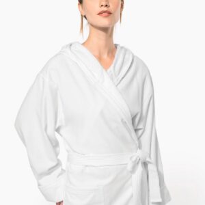 Peignoir de bain à capuche Bio