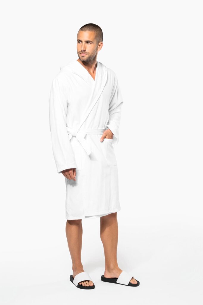 Peignoir de bain à capuche Bio