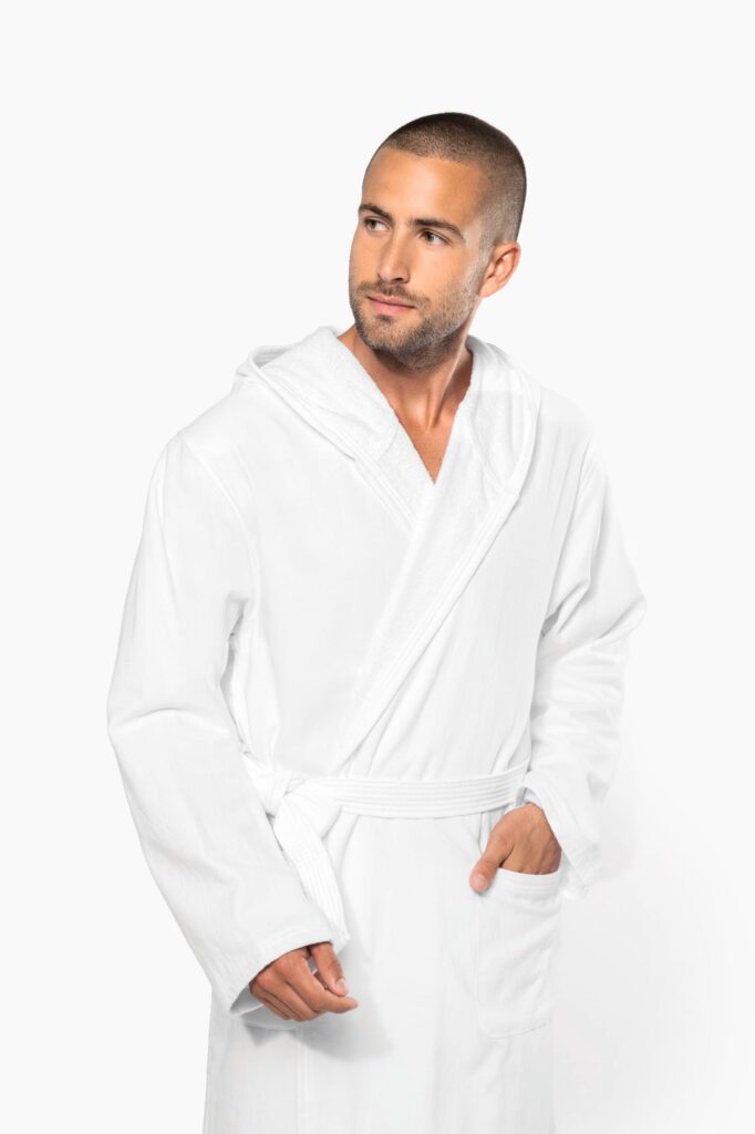 Peignoir de bain à capuche Bio