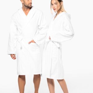 Peignoir de bain à capuche Bio
