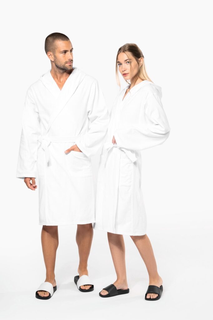 Peignoir de bain à capuche Bio