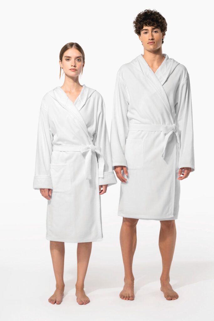 Peignoir de bain à capuche Bio