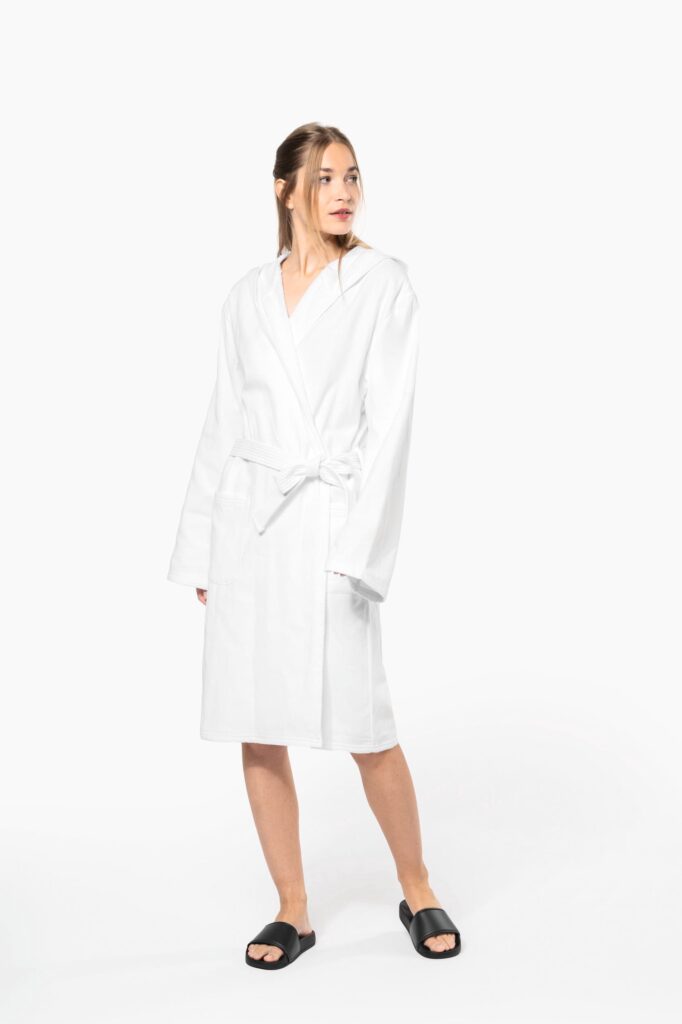 Peignoir de bain à capuche Bio