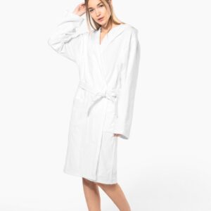 Peignoir de bain à capuche Bio