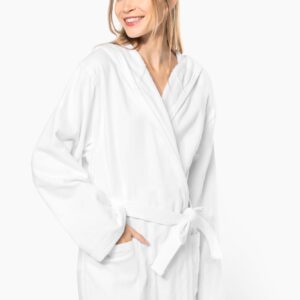 Peignoir de bain à capuche Bio