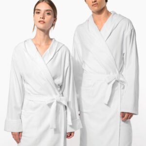 Peignoir de bain à capuche Bio