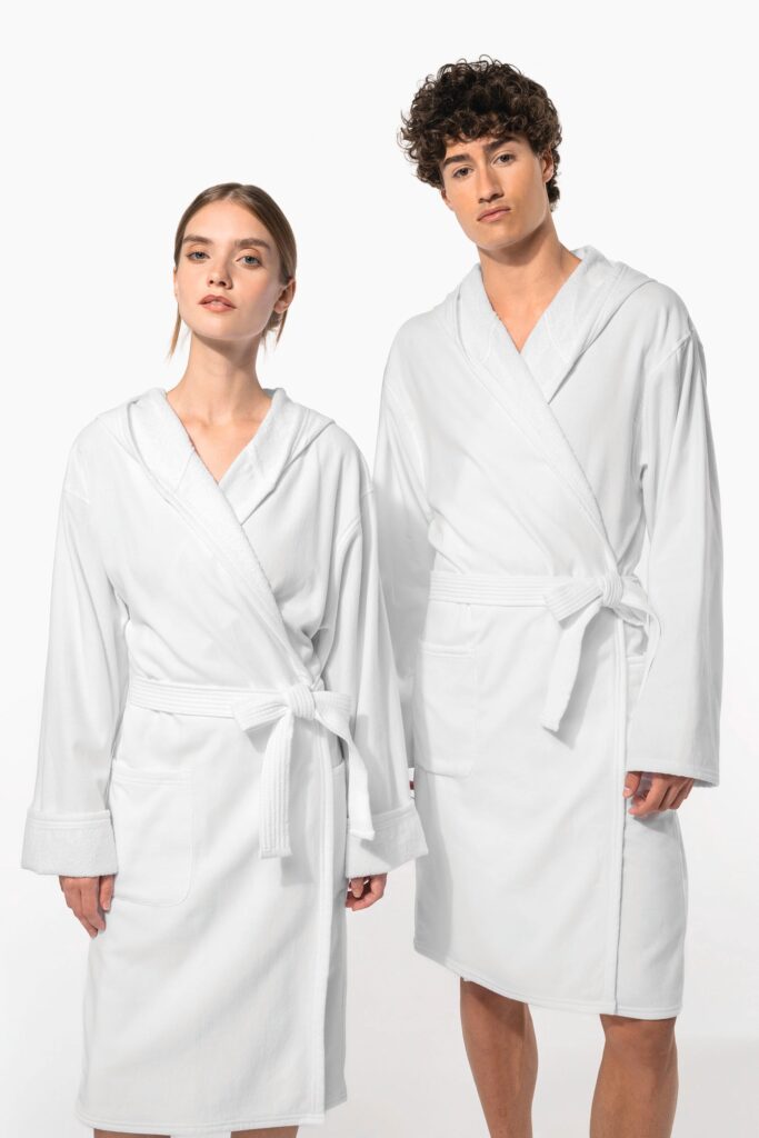 Peignoir de bain à capuche Bio