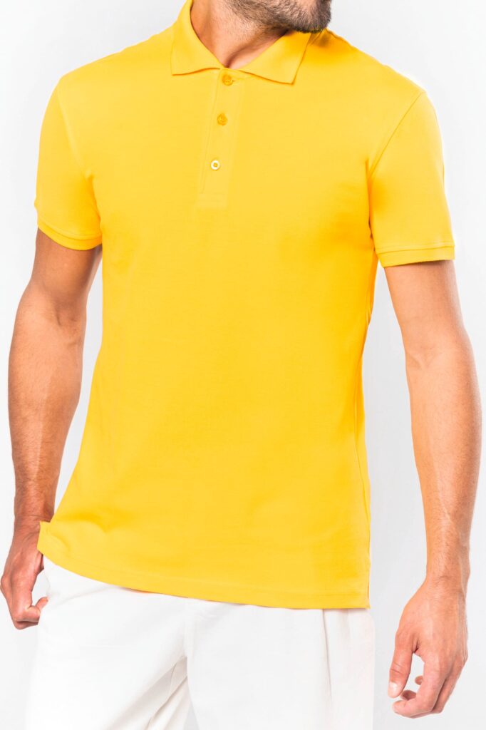 Polo piqué manches courtes homme