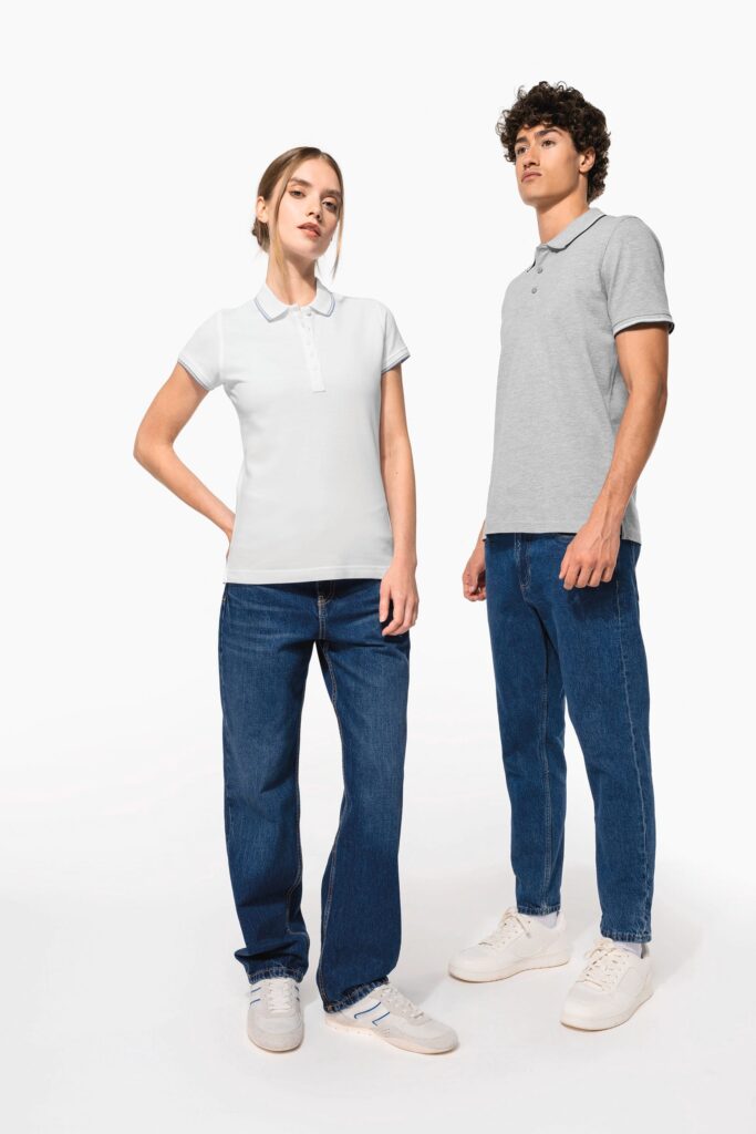 Polo manches courtes femme