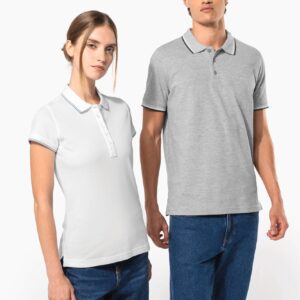 Polo manches courtes femme