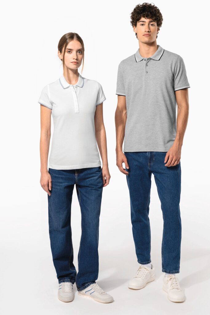 Polo manches courtes femme