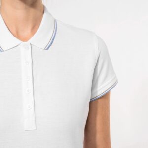 Polo manches courtes femme