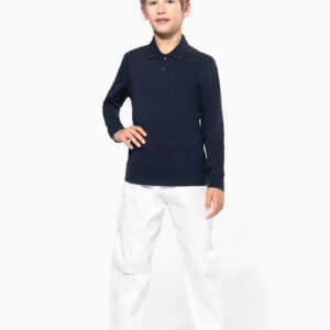 Polo manches longues enfant