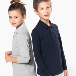 Polo manches longues enfant