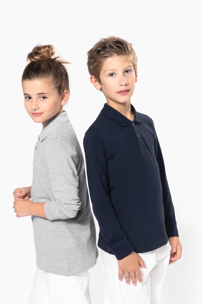 Polo manches longues enfant