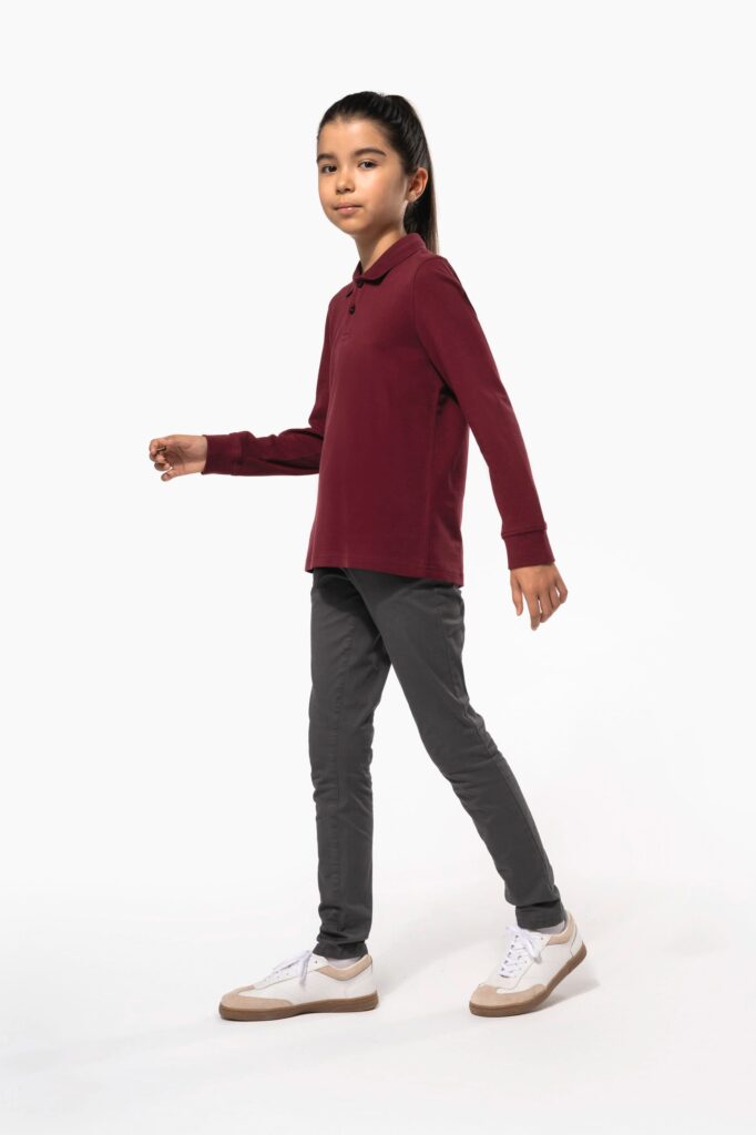 Polo manches longues enfant