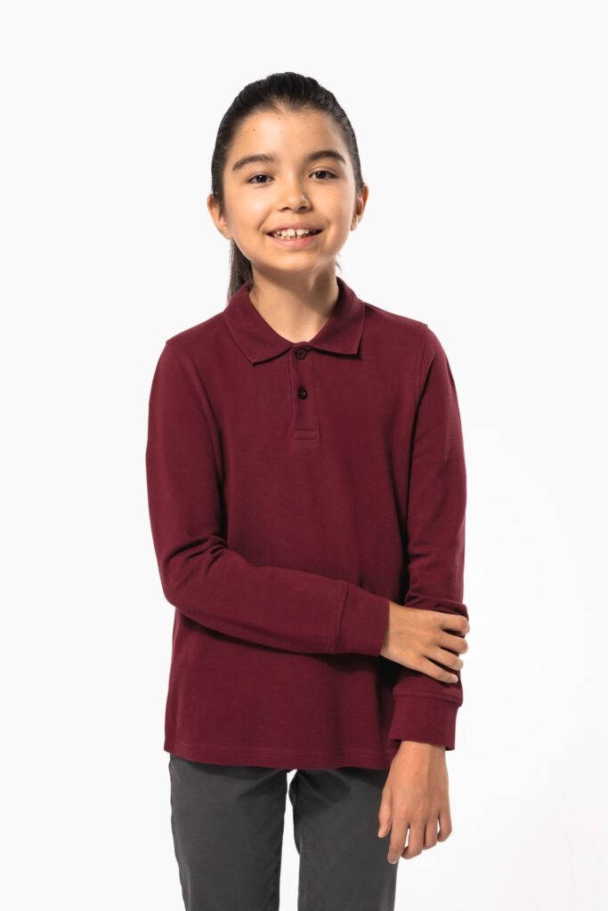 Polo manches longues enfant