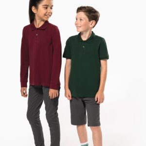 Polo manches longues enfant