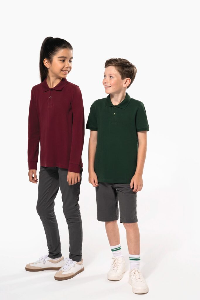 Polo manches longues enfant