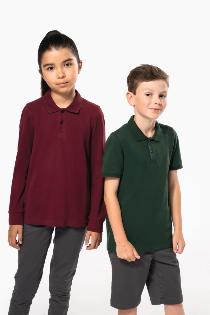 Polo manches longues enfant