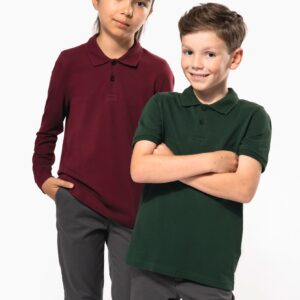 Polo manches longues enfant