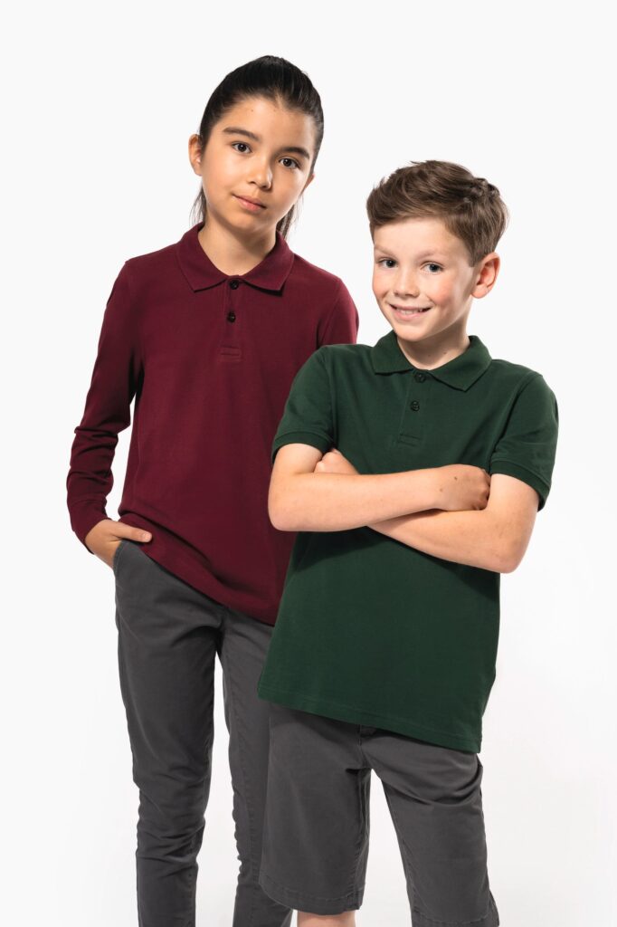 Polo manches longues enfant