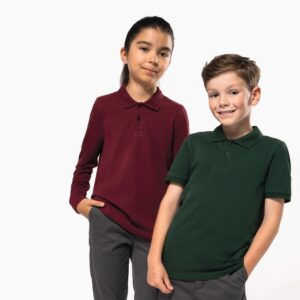 Polo manches longues enfant