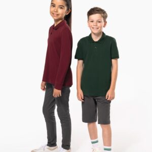 Polo manches longues enfant