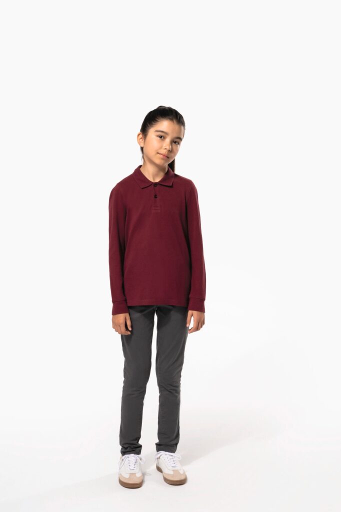 Polo manches longues enfant