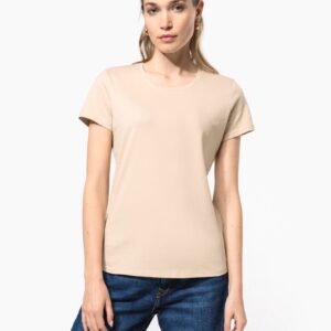 T-shirt col rond manches courtes femme