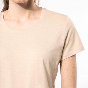 T-shirt col rond manches courtes femme