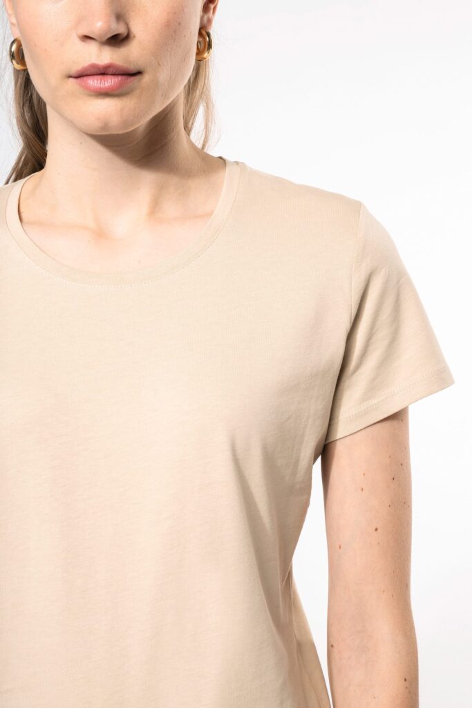 T-shirt col rond manches courtes femme